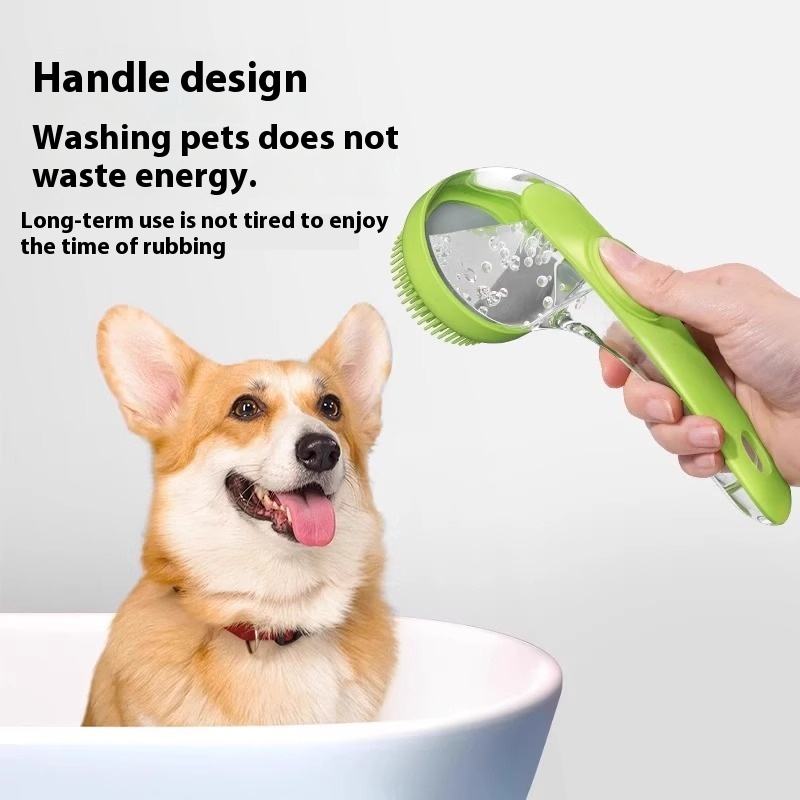 Pet bath brush