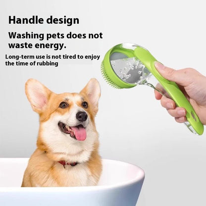Pet bath brush
