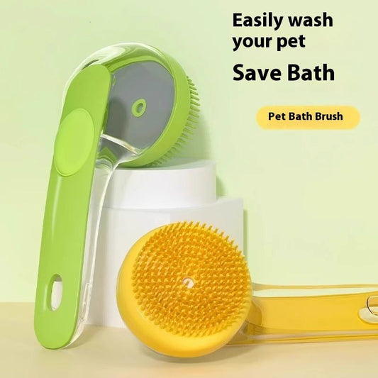 Pet bath brush
